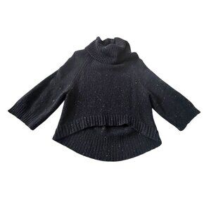 Theory Turtleneck Sweater, Jufina‎ Granito, Gray/Blue, Size L